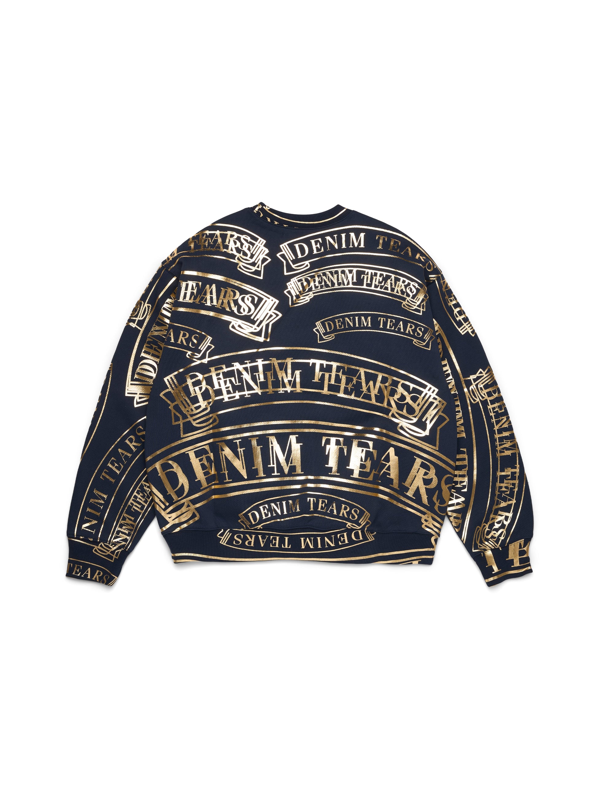 ADG Banner Print Crewneck Navy – view 2