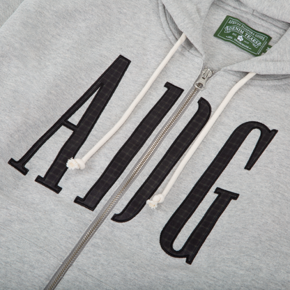 ADG Inc. Zip Hoodie Grey – view 3