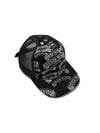DT Stamp Pattern Trucker Hat Black