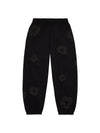 Mono Cotton Wreath Sweatpants Black