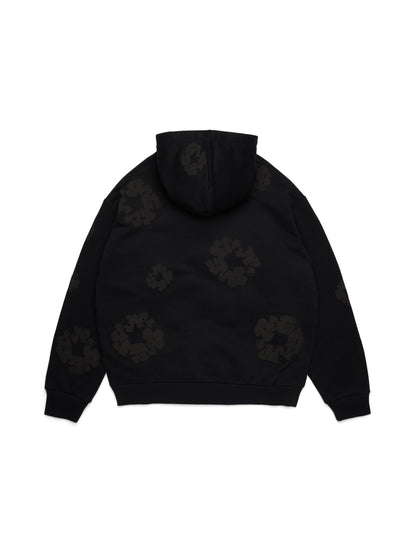 Mono Cotton Wreath Hoodie Black – view 2