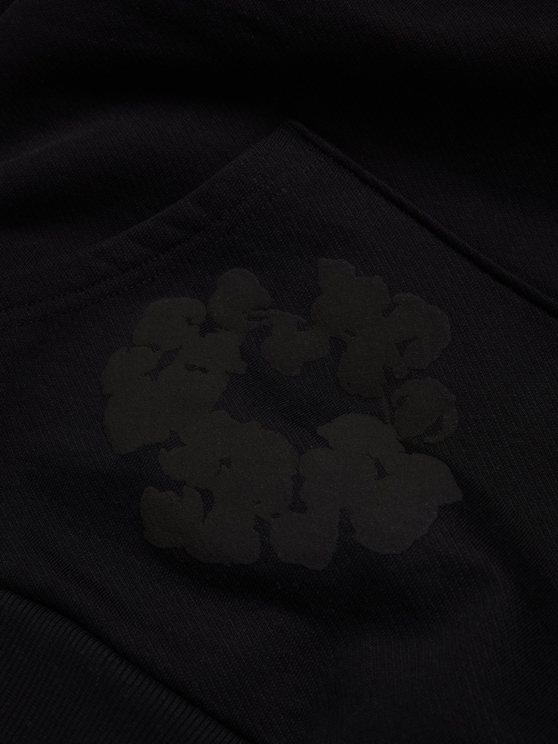 Mono Cotton Wreath Hoodie Black – view 3