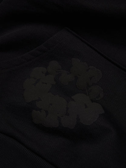 Mono Cotton Wreath Hoodie Black – view 3