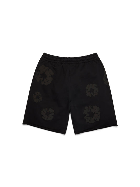 Mono Cotton Wreath Sweatshorts Black