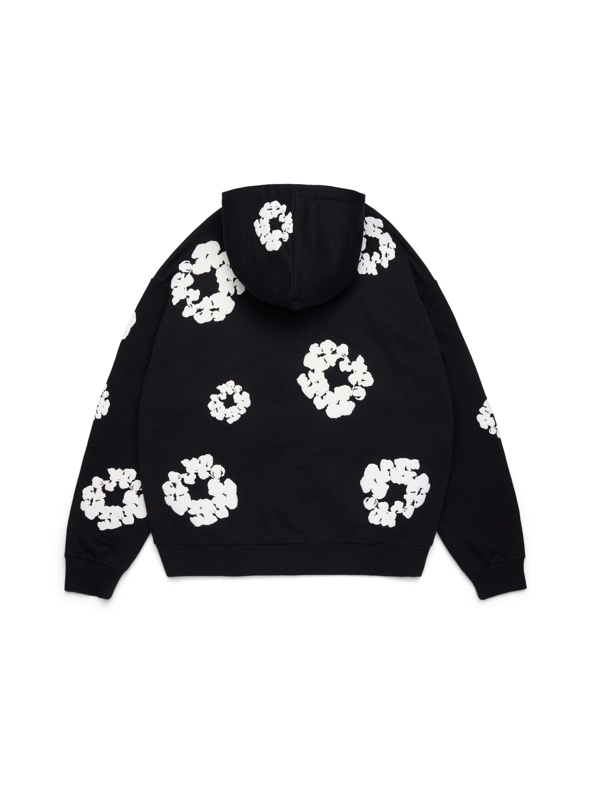 Cotton Wreath Hoodie Black – view 2