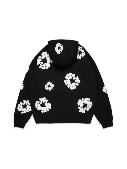 Cotton Wreath Hoodie Black – view 2