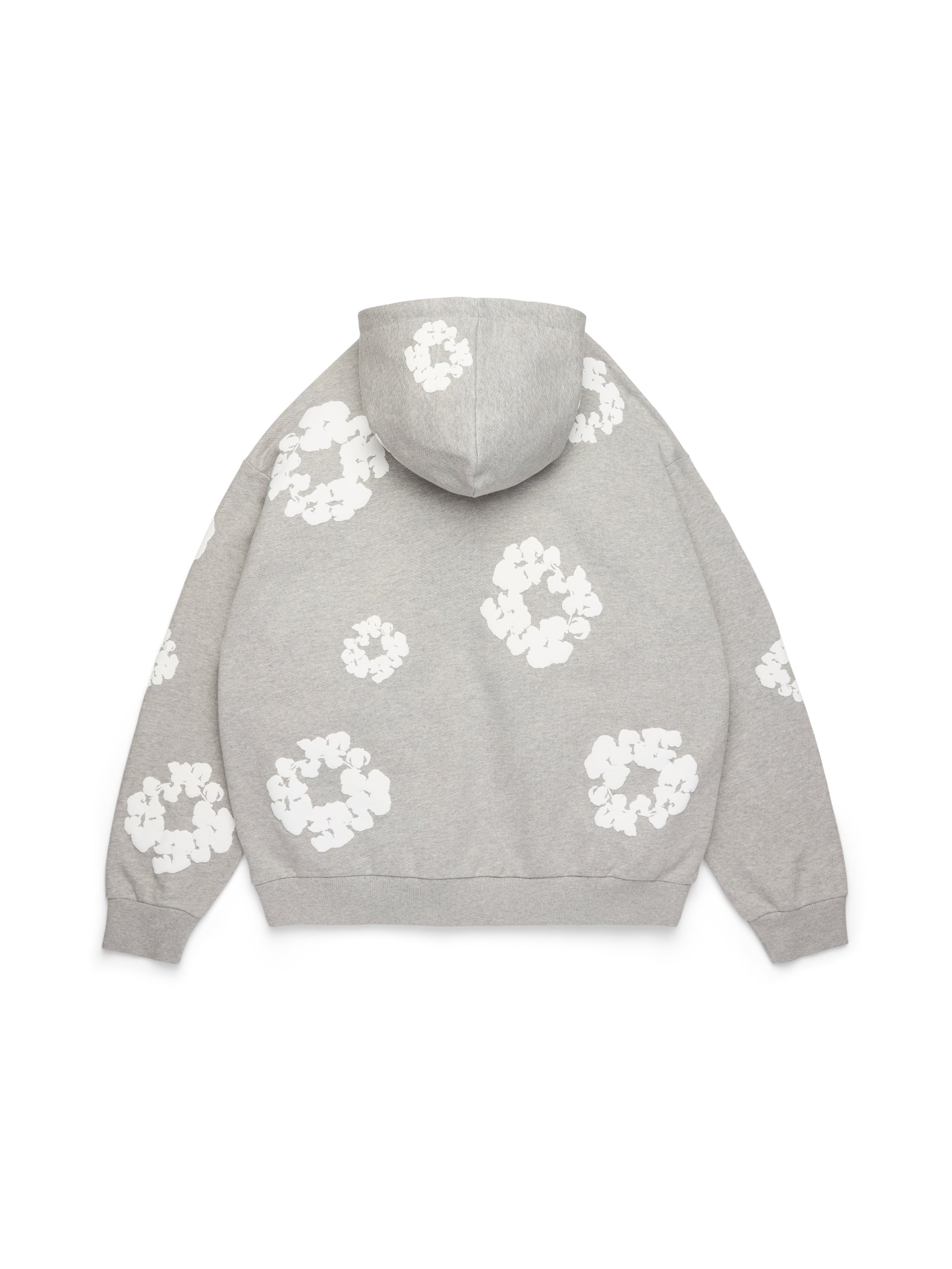 Cotton Wreath Hoodie Grey – view 2
