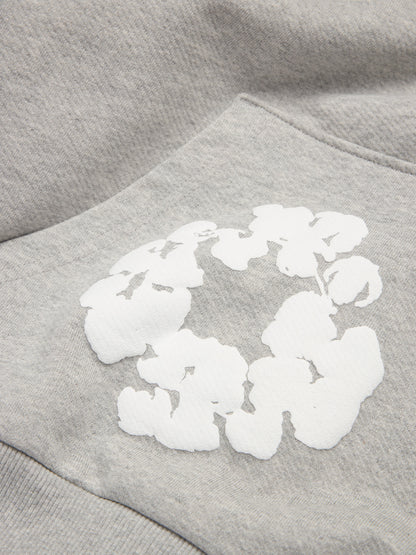 Cotton Wreath Hoodie Grey – view 3