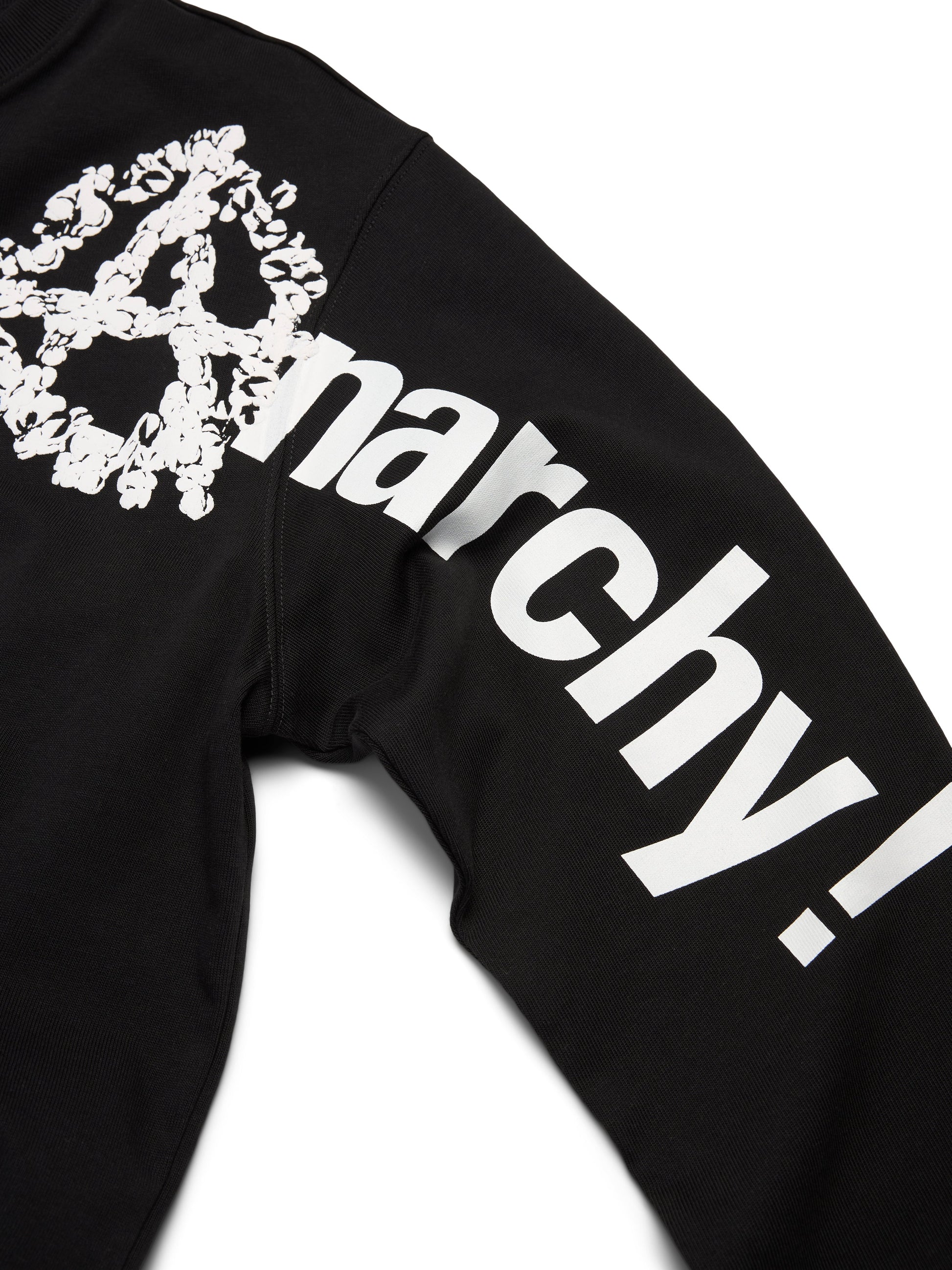 Anarchy Wreath Long Sleeve Tee Black – view 2