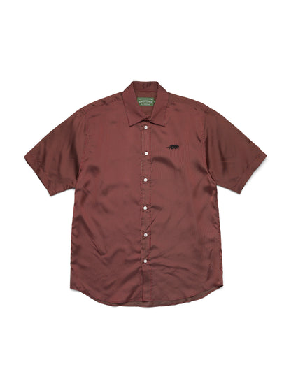 DT Panther Short Sleeve Button Up Red