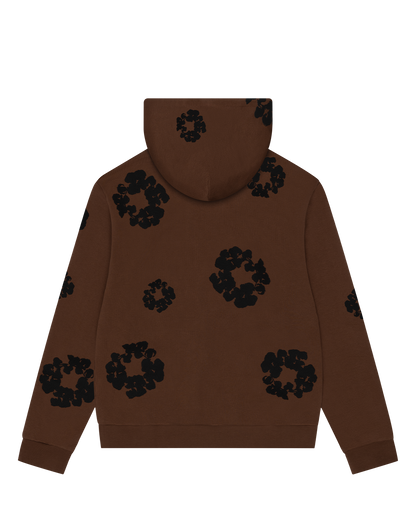 Black Cotton Wreath Hoodie Brown – view 2