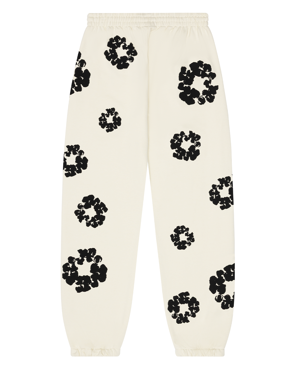Black Cotton Wreath Sweatpants Oatmeal – view 2