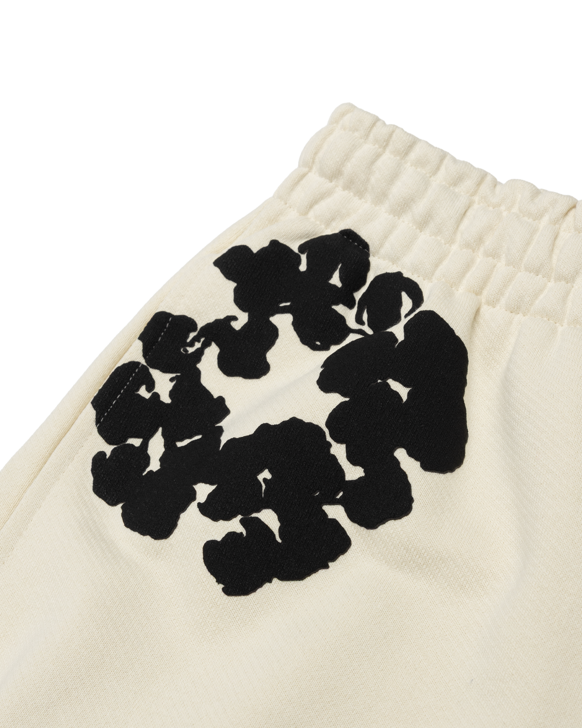 Black Cotton Wreath Sweatpants Oatmeal – view 3