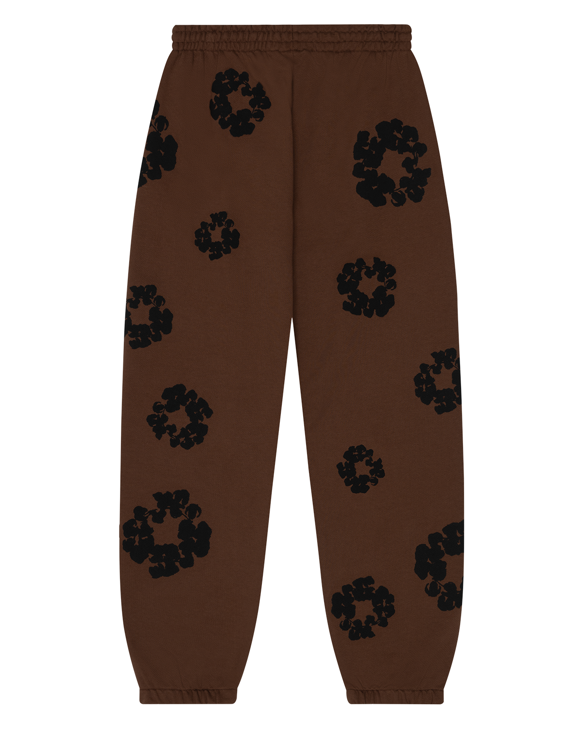 Black Cotton Wreath Sweatpants Brown – view 2