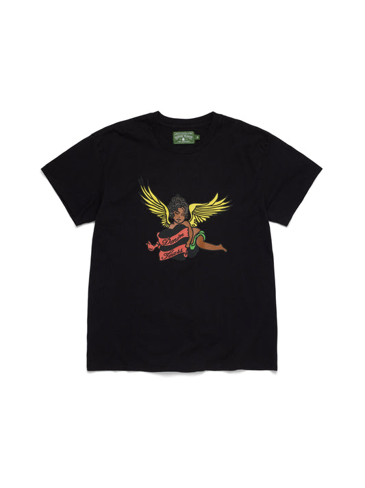 Black Cherub Tee Black
