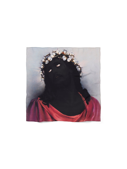 Black Jesus Silk Bandana