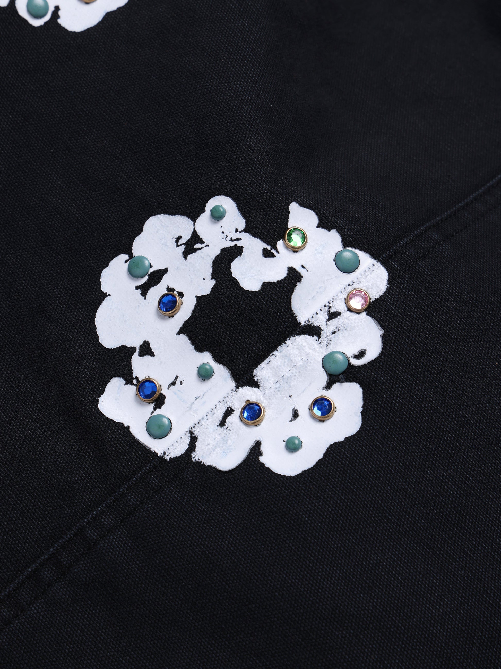 Cotton Wreath Canvas Work Jacket Black – view 4