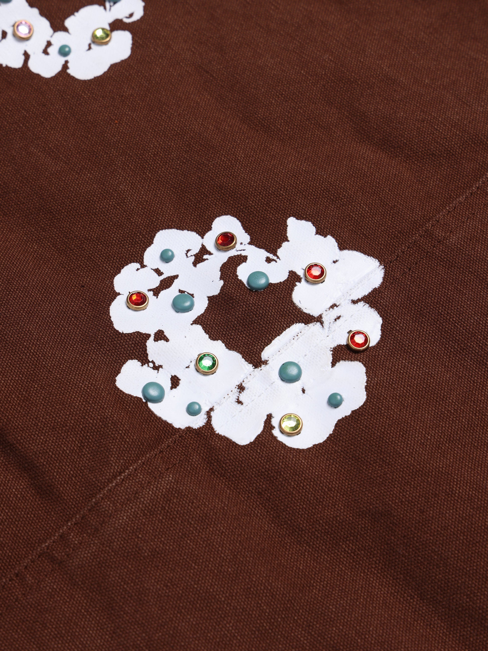 Cotton Wreath Canvas Work Jacket Brown – view 4