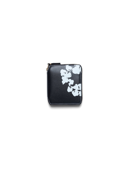 Cotton Wreath Full Zip Around Wallet