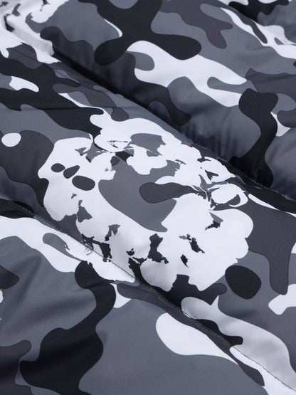 Cotton Wreath Puffer Jacket White Camo – view 3