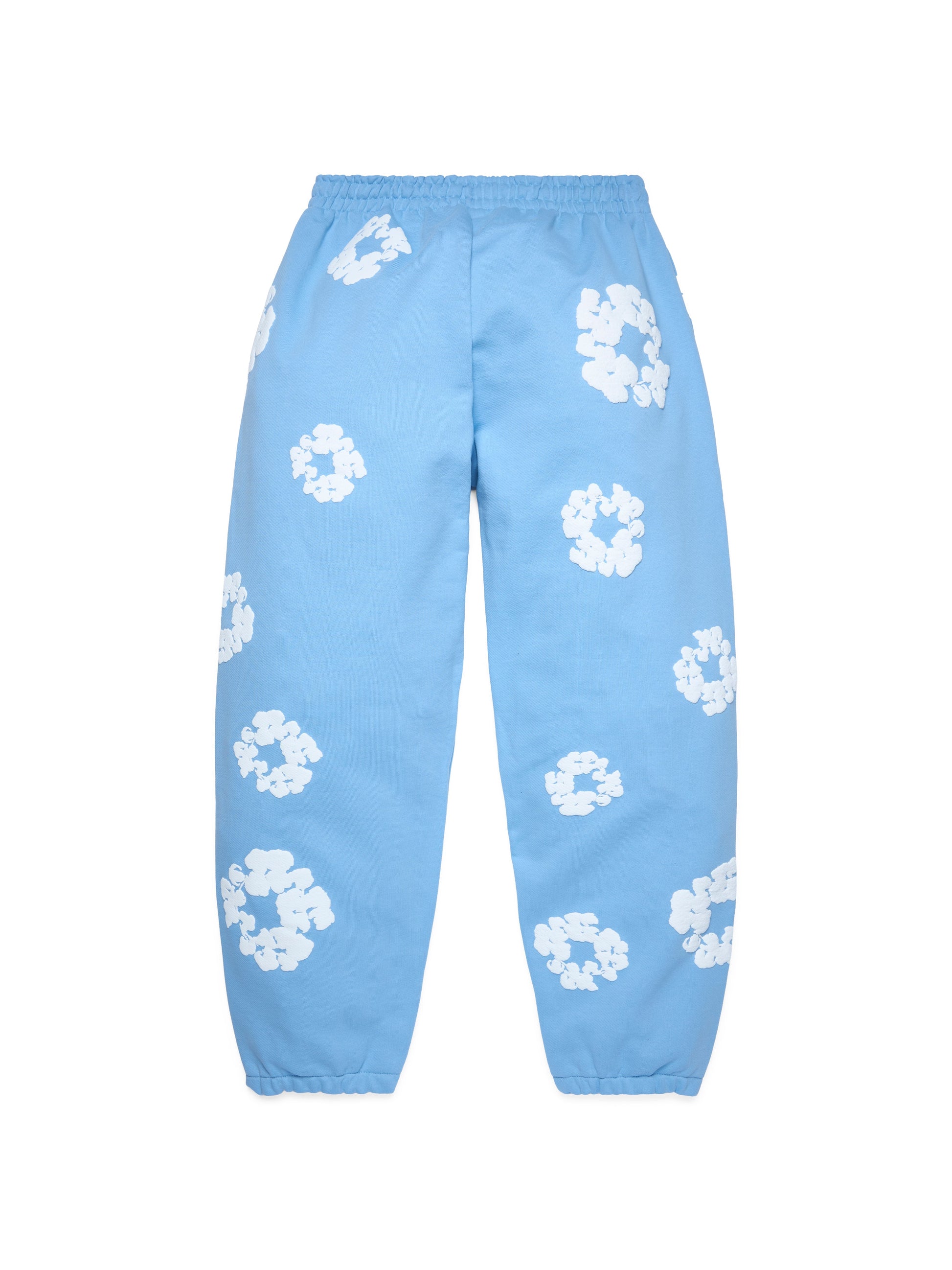 Cotton Wreath Sweatpants Light Blue – view 2