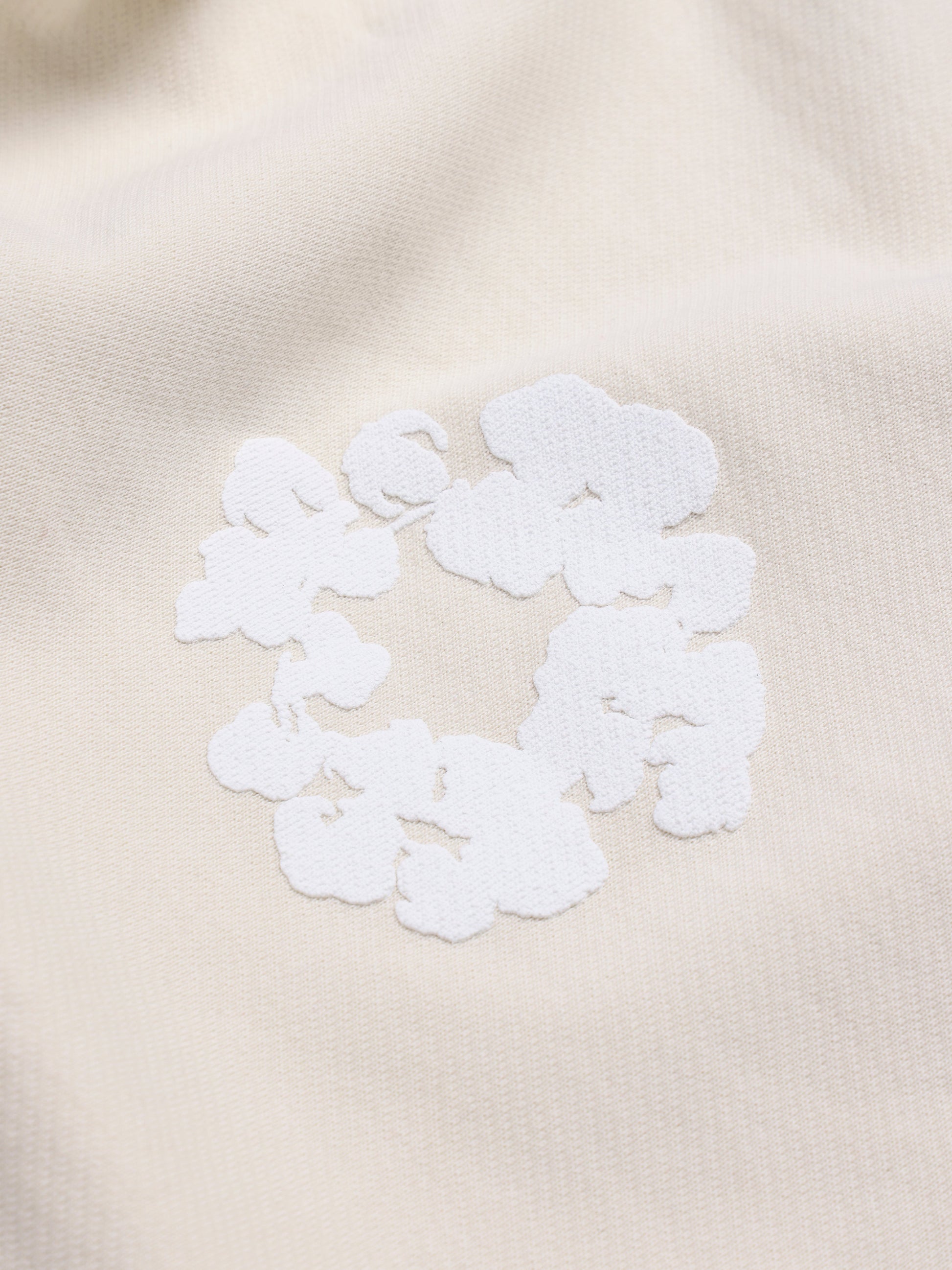Cotton Wreath Sweatpants Oatmeal – view 3