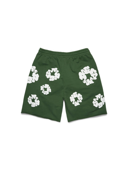 Cotton Wreath Sweatshorts Green – view 2