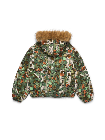 Birch Camo Hooded Work Jacket Green Camo – view 2