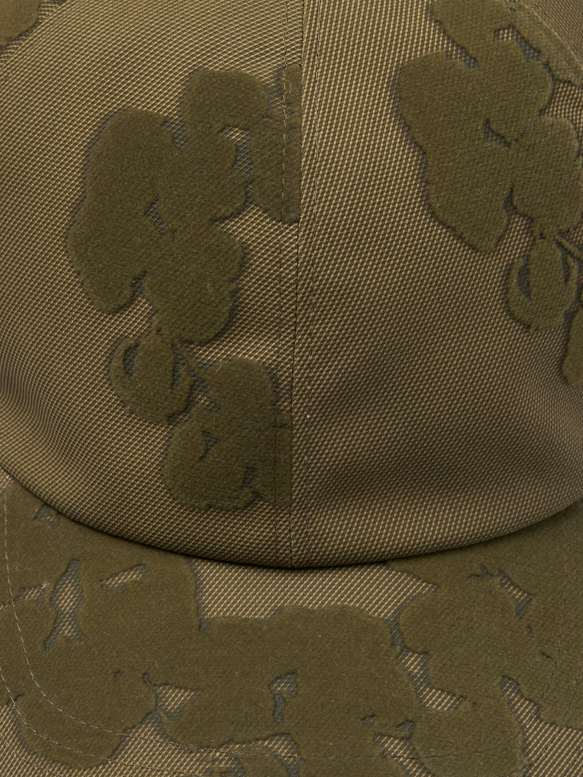 Cotton Wreath Flocked Cap Tan – view 3