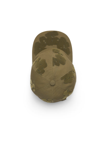 Cotton Wreath Flocked Cap Tan – view 2
