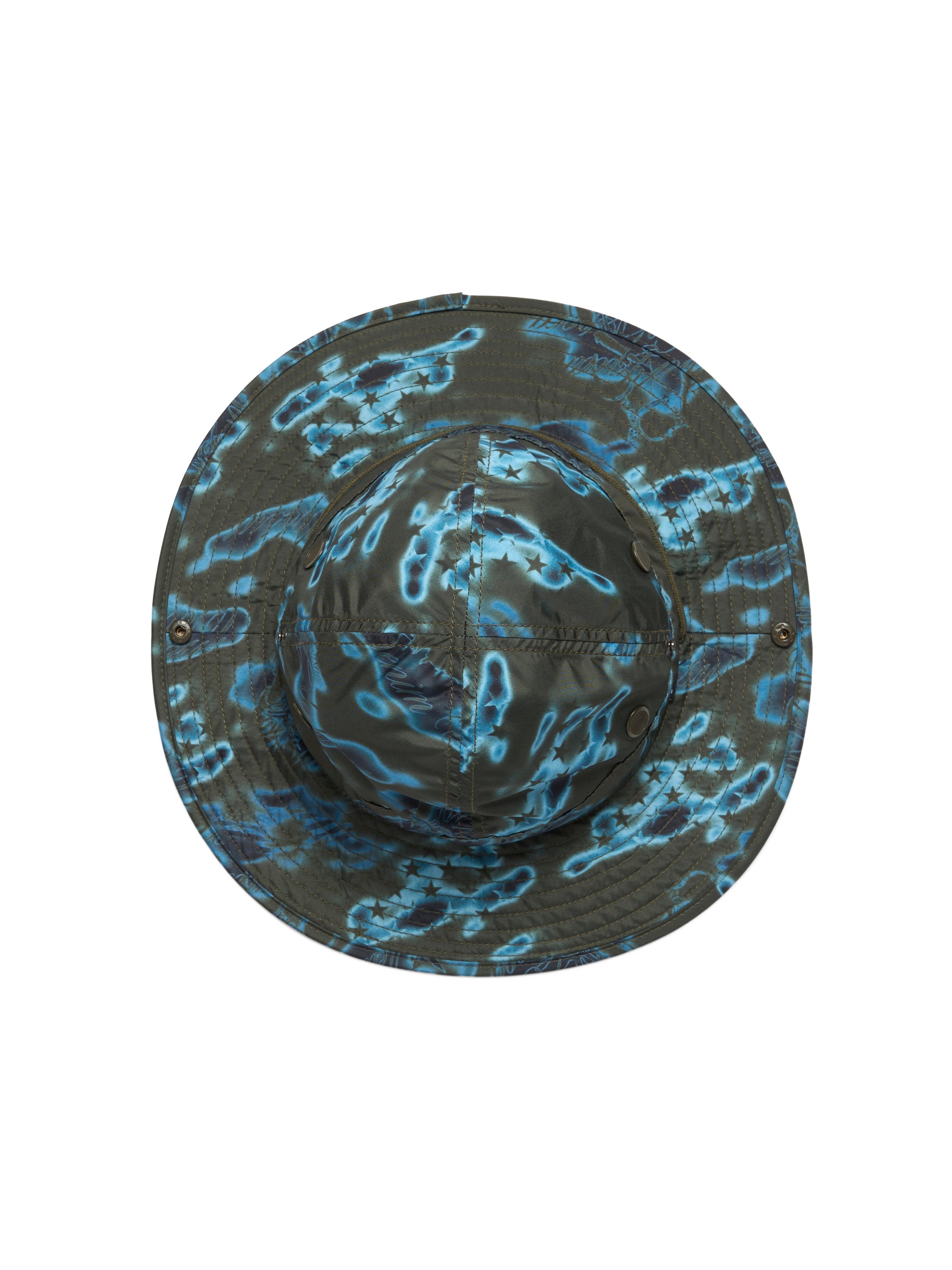 Cloud Camo Bucket Hat Green – view 2