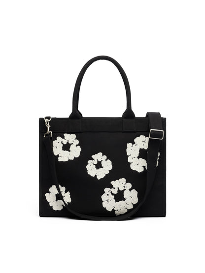 Cotton Wreath Canvas Bag Large – view 3