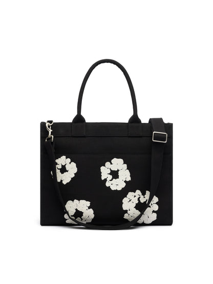 Cotton Wreath Canvas Bag Large