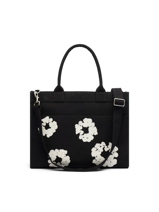 Cotton Wreath Canvas Bag Large