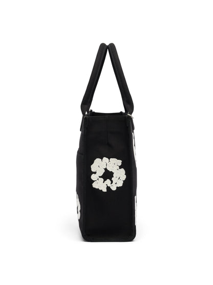 Cotton Wreath Canvas Bag Large – view 6