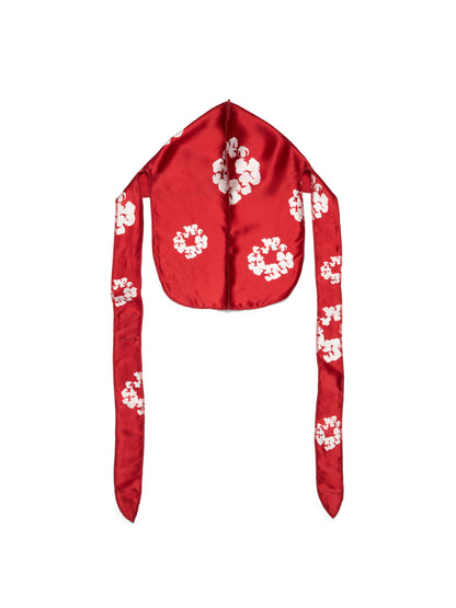 Cotton Wreath Durag Red