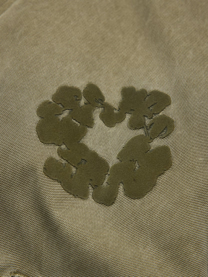 Cotton Wreath Flocked Zip Jacket