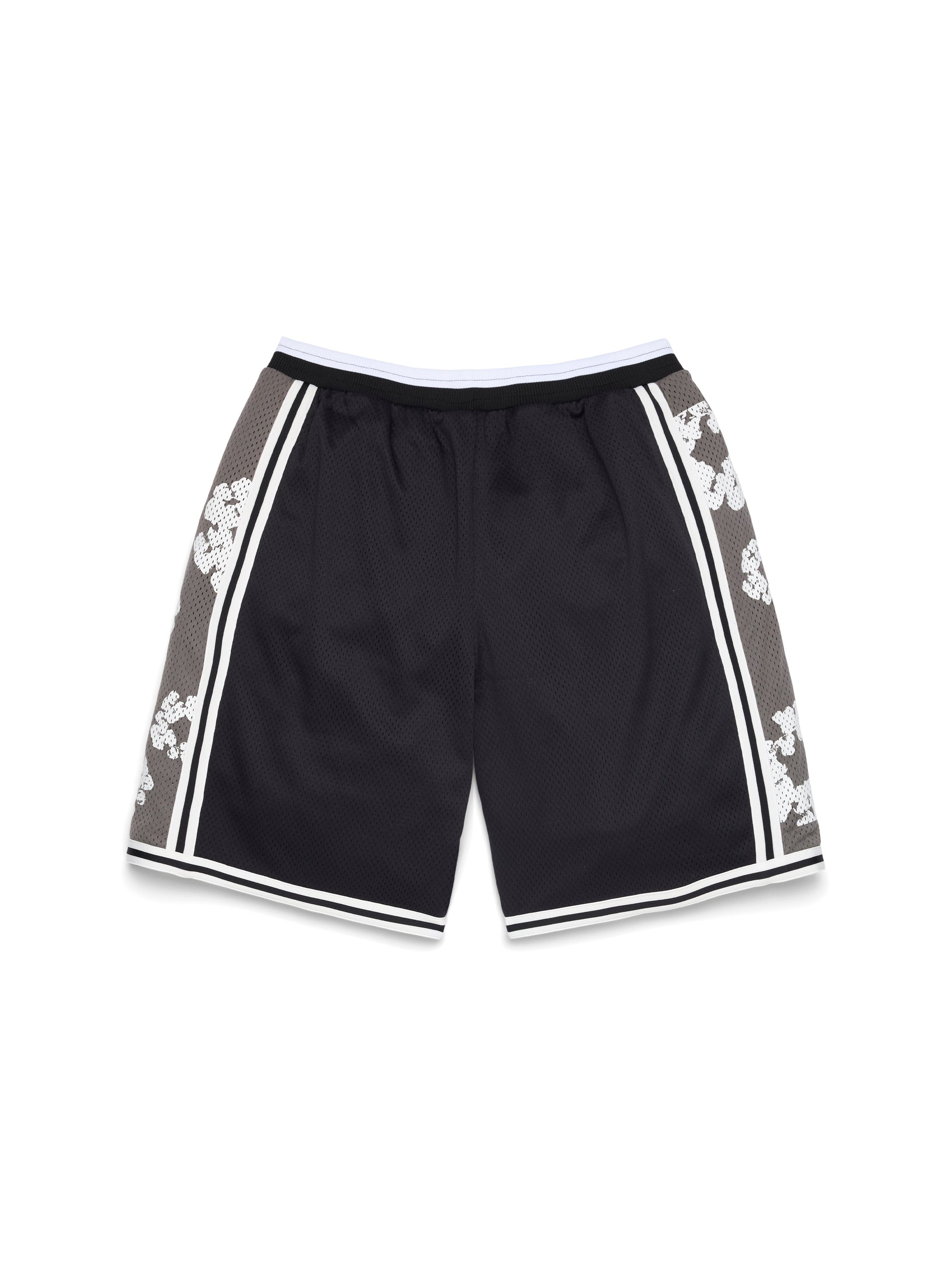 Cotton Wreath 90s Basketball Shorts Black – view 2