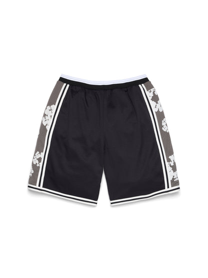 Cotton Wreath 90s Basketball Shorts Black – view 2