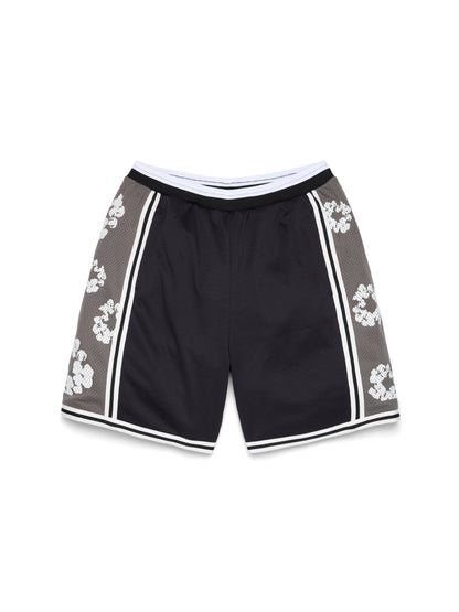 Cotton Wreath 90s Basketball Shorts Black