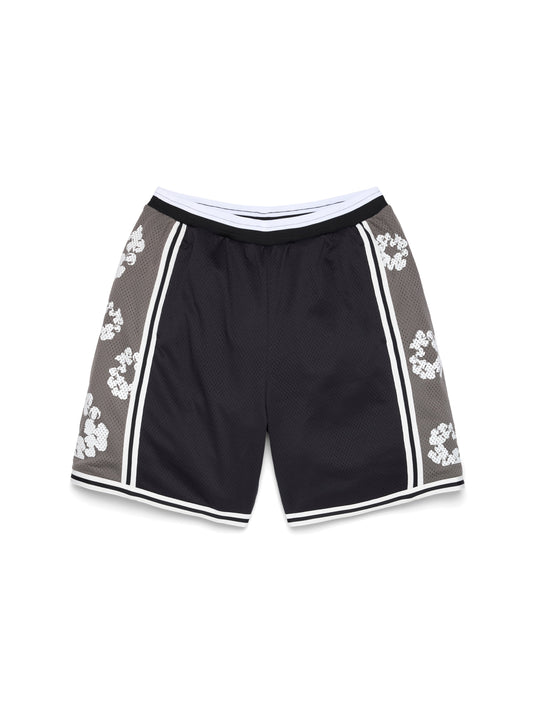 Cotton Wreath 90s Basketball Shorts Black