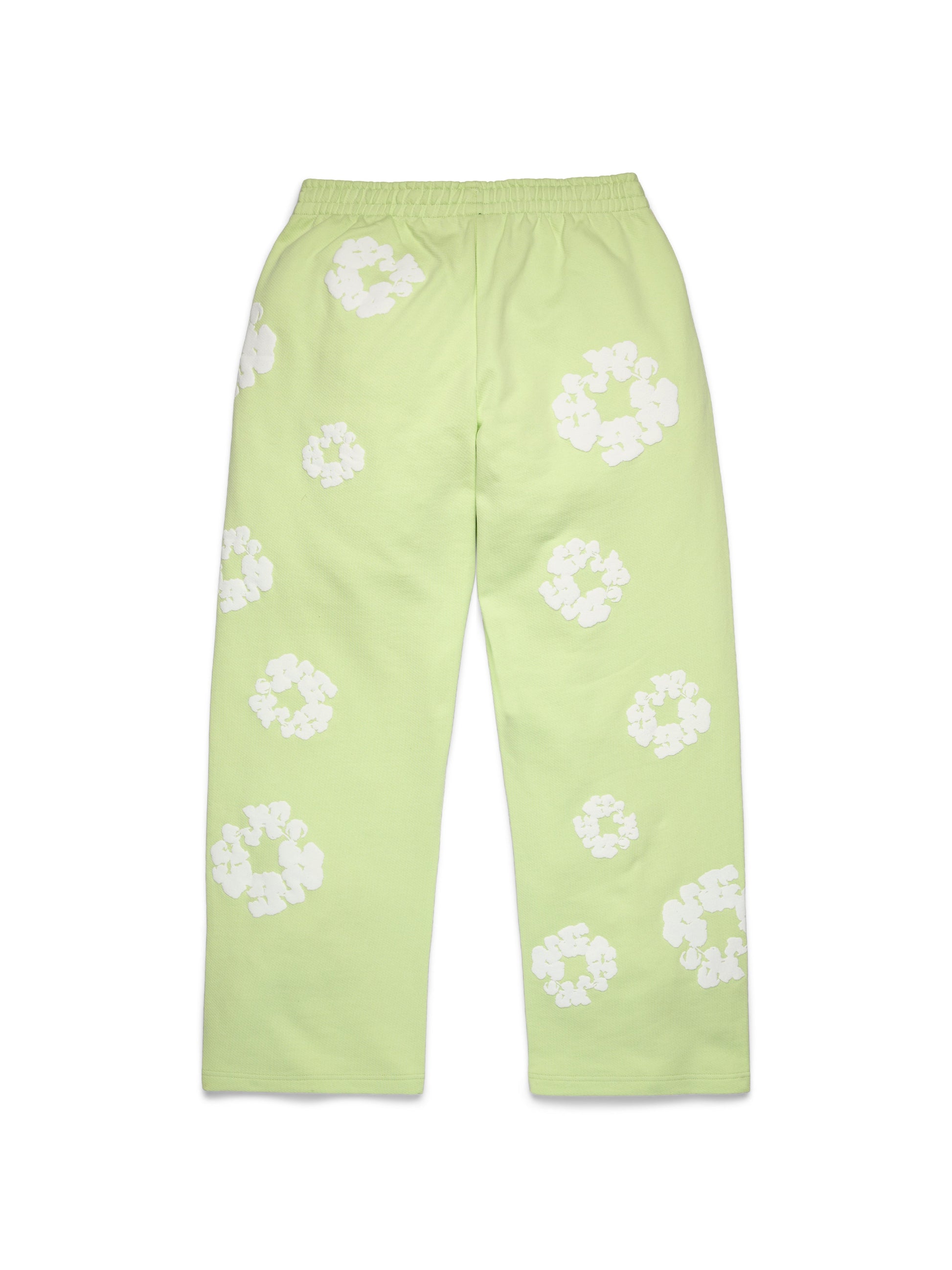 Cotton Wreath Baggy Sweatpants Mint – view 2