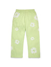 Cotton Wreath Baggy Sweatpants Mint