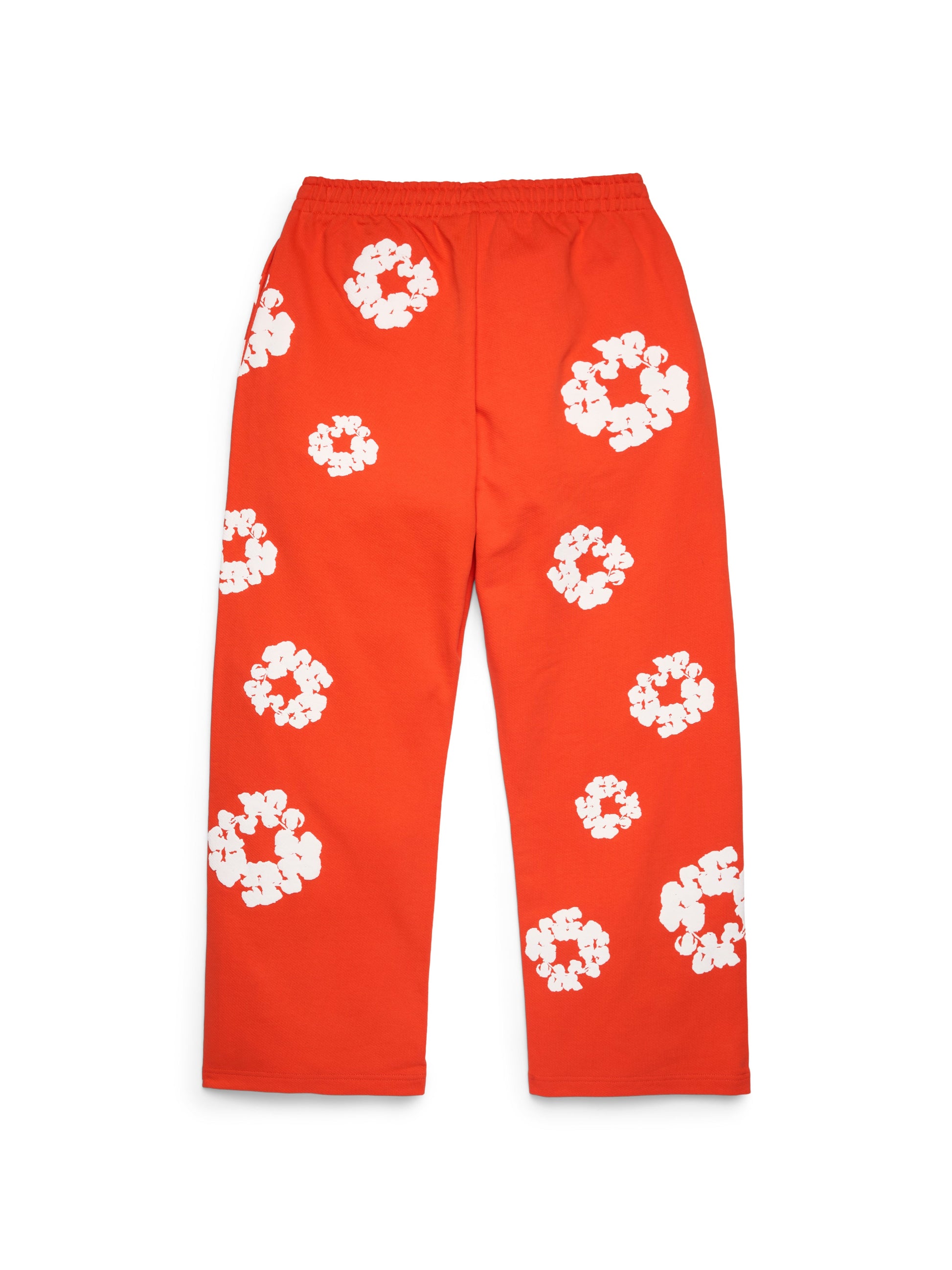 Cotton Wreath Baggy Sweatpants Dark Orange – view 2