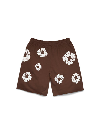 Cotton Wreath Sweatshorts Dark Brown – view 2