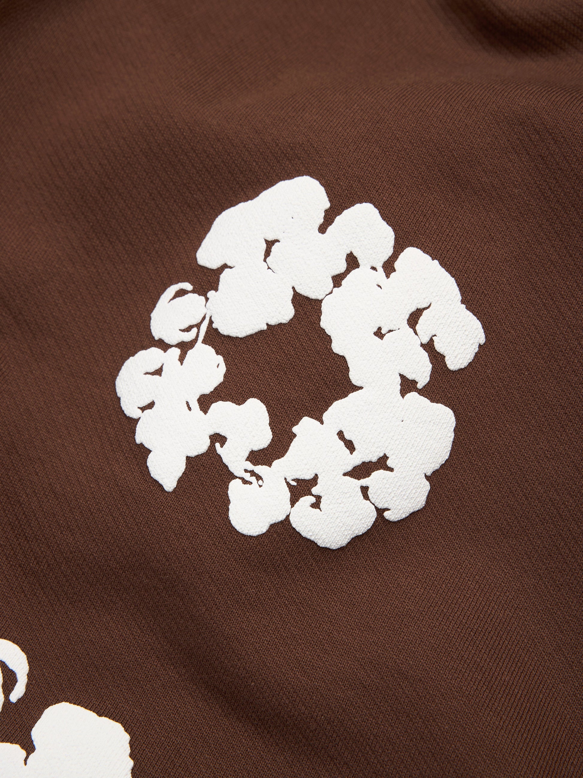 Cotton Wreath Sweatshorts Dark Brown – view 3