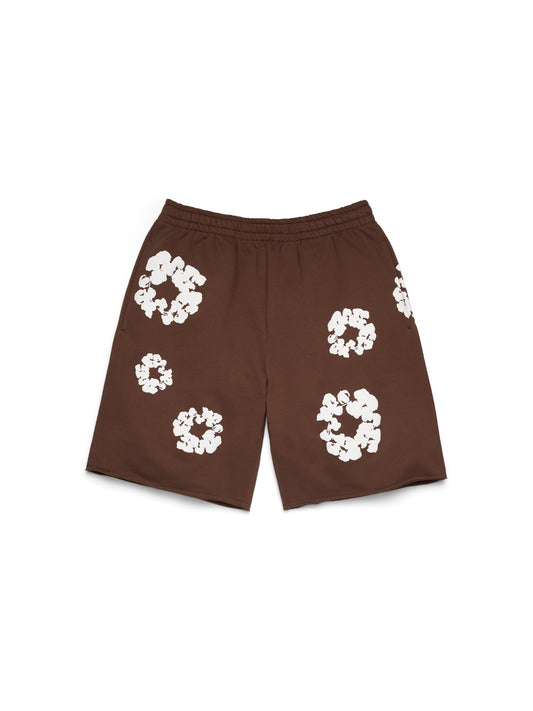 Cotton Wreath Sweatshorts Dark Brown