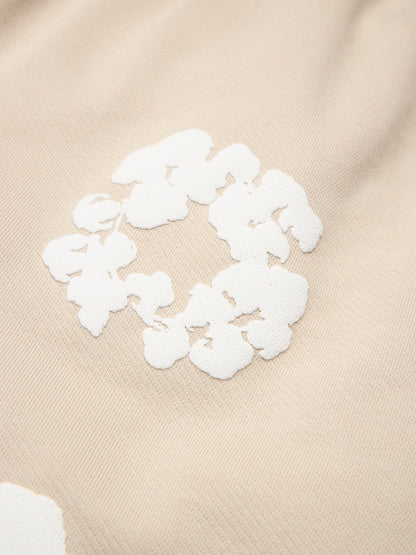 Cotton Wreath Sweatshorts Cream – view 3