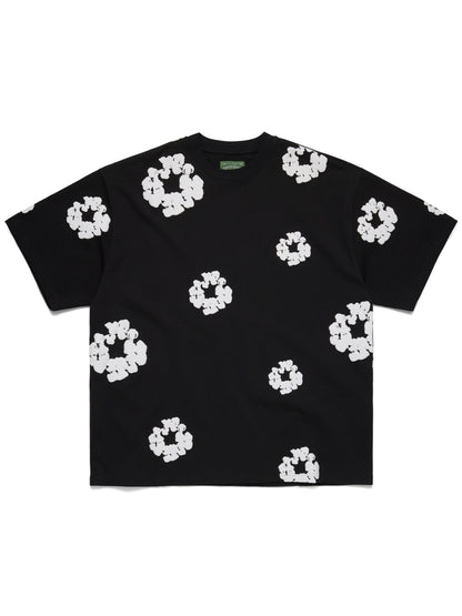 Cotton Wreath 2000s Tee Black
