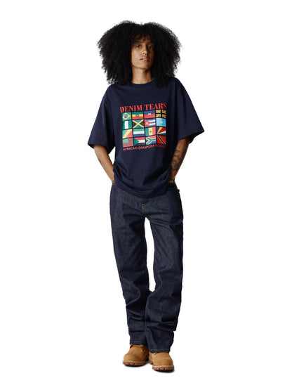 Diaspora Flags Tee Navy